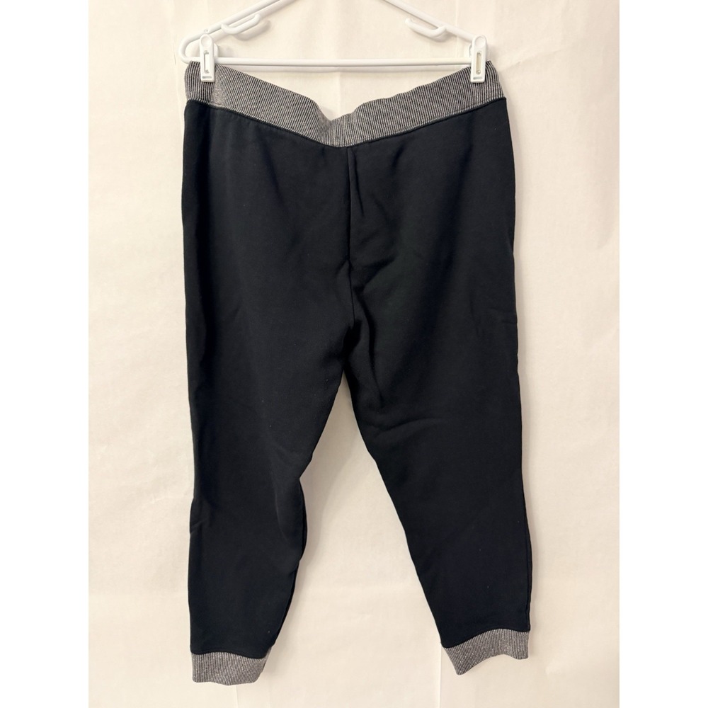 Champion Jogger Pants Women's XL Black Silver Cuff Leg - Picture 2 of 8